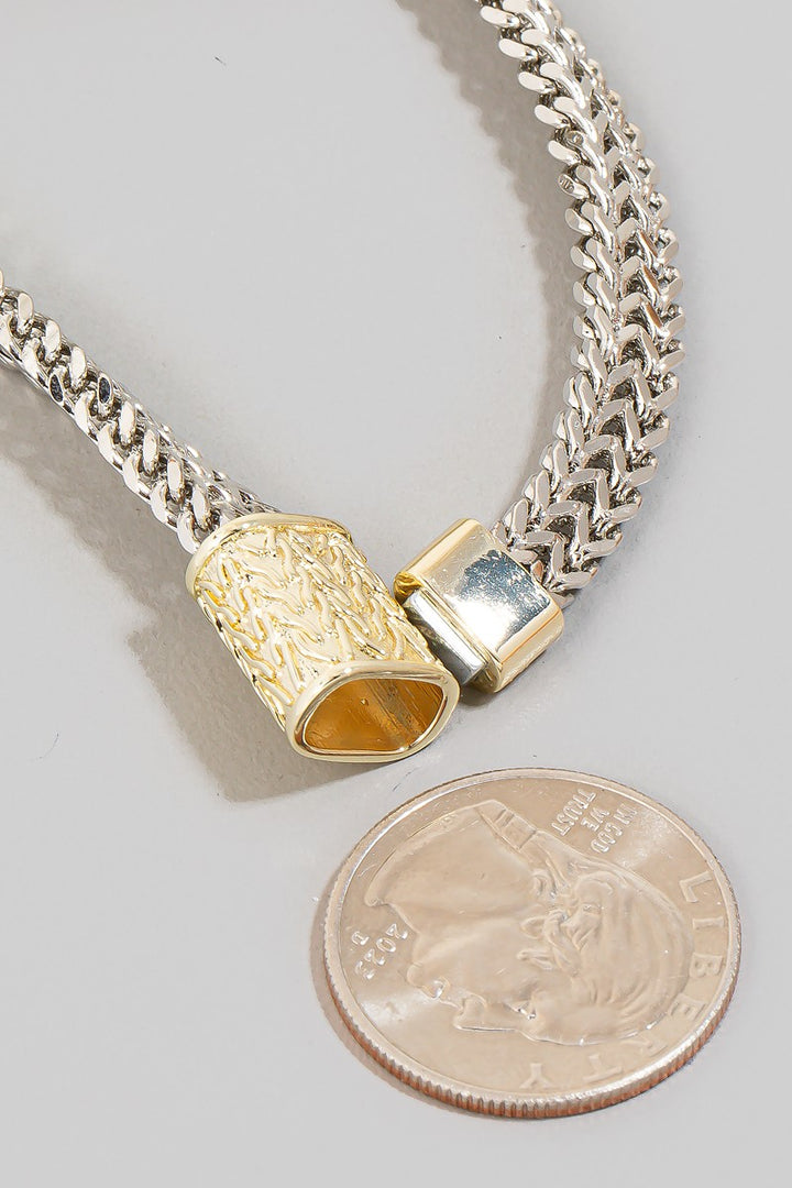 TWO TONE MAGNETIC BRACELET