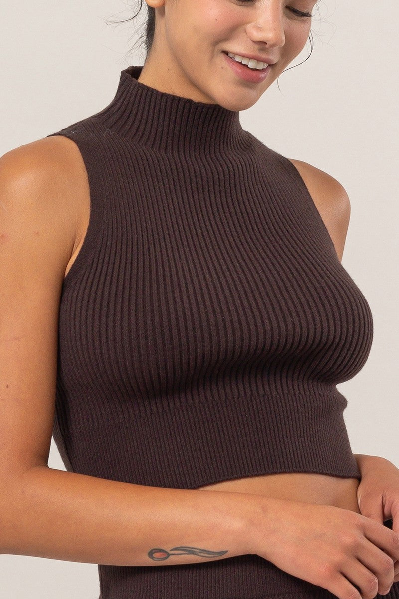 ESPRESSO KNIT TOP