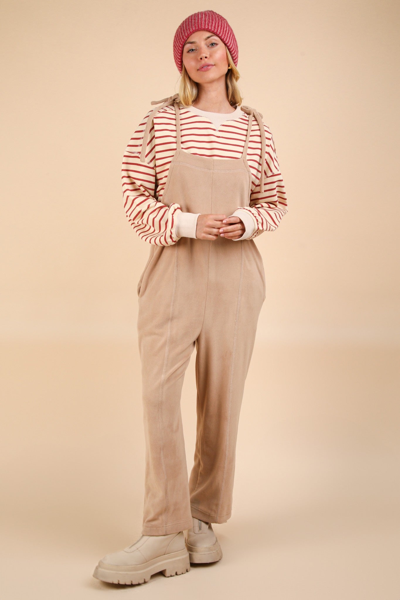 FREYA FLEECE OVERALLS