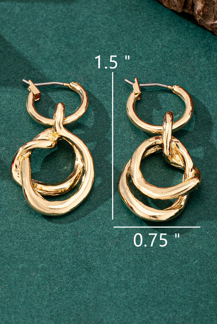 INGELSIA INTERTWINED EARRINGS