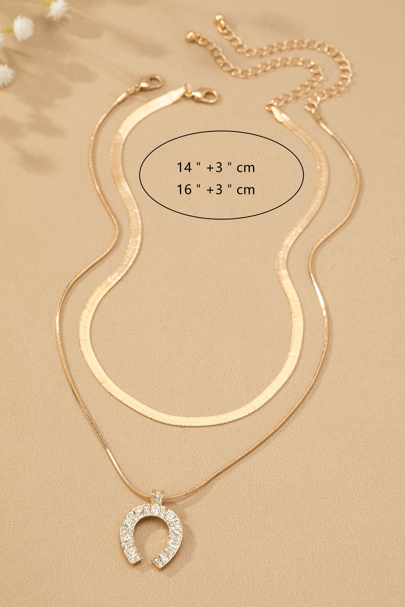 HORSESHOE NECKLACE SET