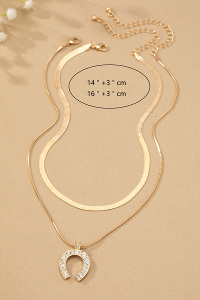 HORSESHOE NECKLACE SET