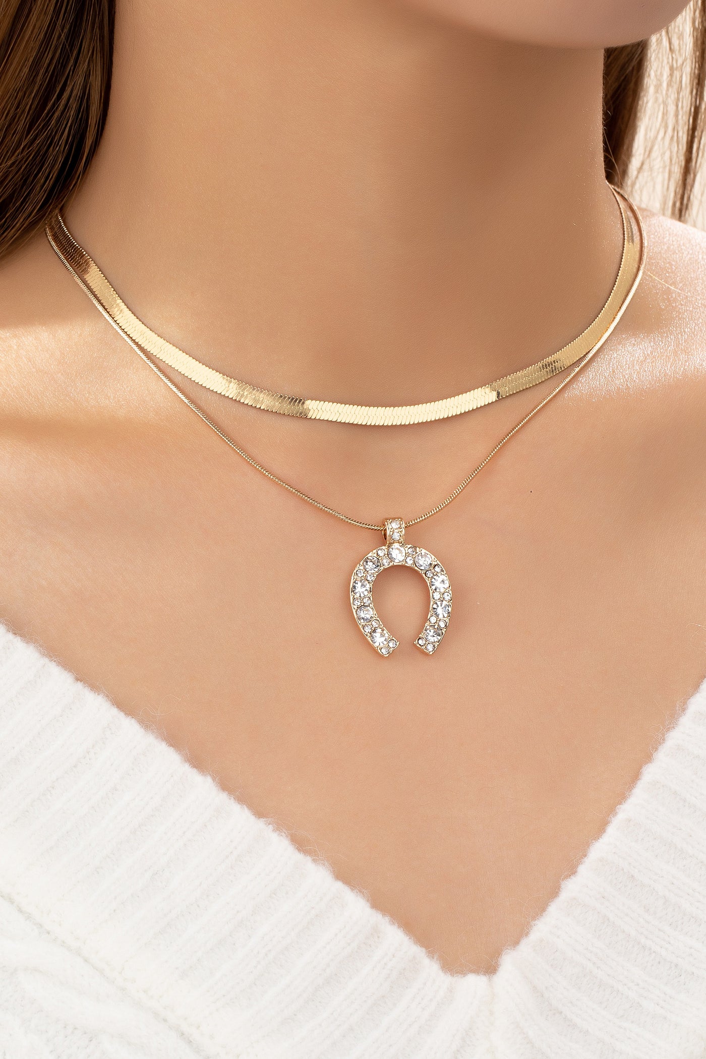HORSESHOE NECKLACE SET