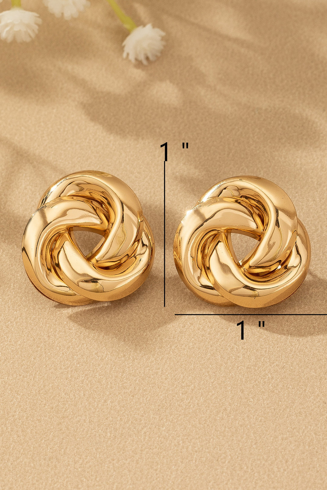 CLASSIC KNOT STUD EARRINGS