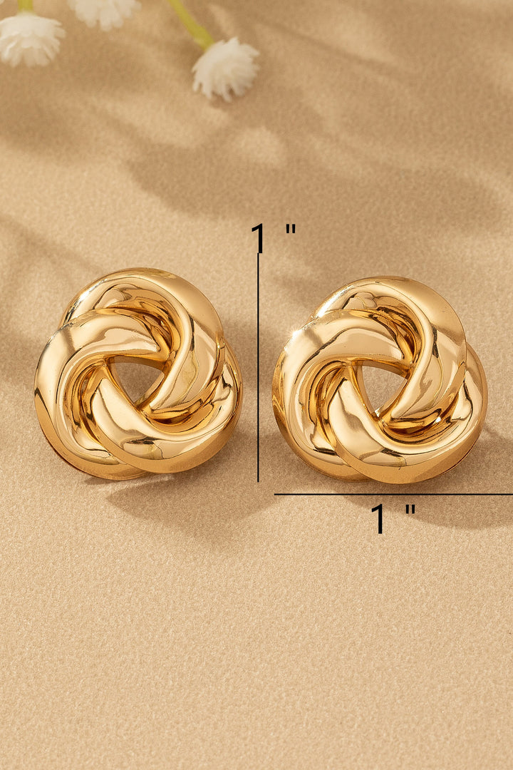 CLASSIC KNOT STUD EARRINGS