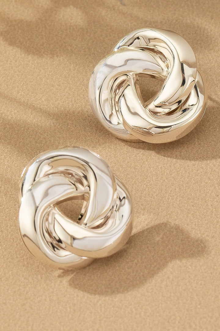 CLASSIC KNOT STUD EARRINGS