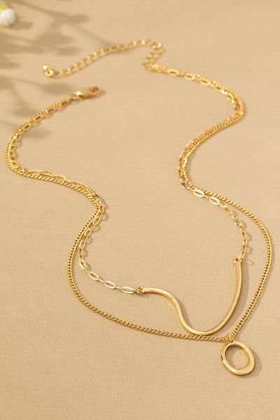 MODERN MINIMAL GOLD NECKLACE