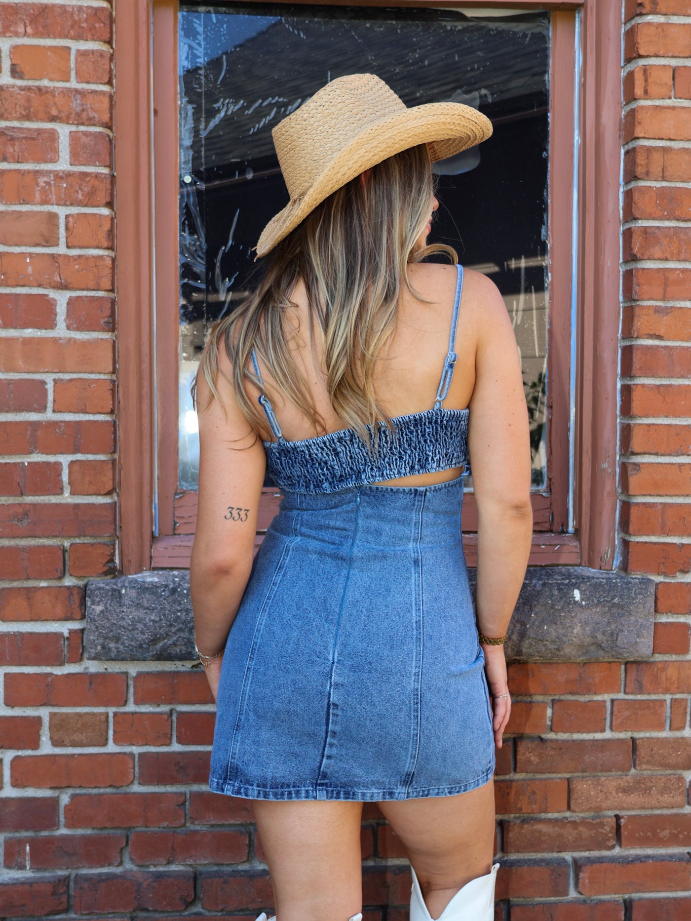 REMI DENIM DRESS