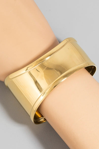 SLEEK WIDE CUFF BRACELET