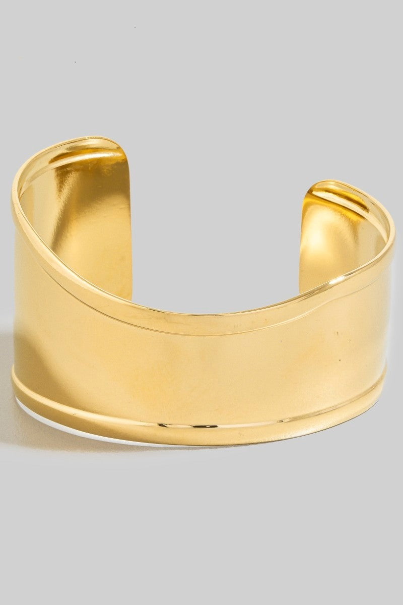 SLEEK WIDE CUFF BRACELET