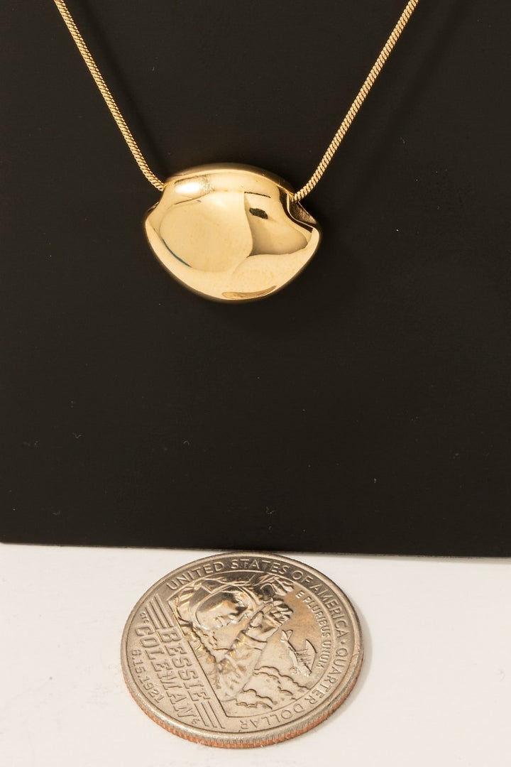 METALLIC BALL NECKLACE