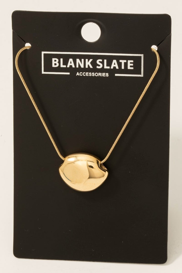 METALLIC BALL NECKLACE