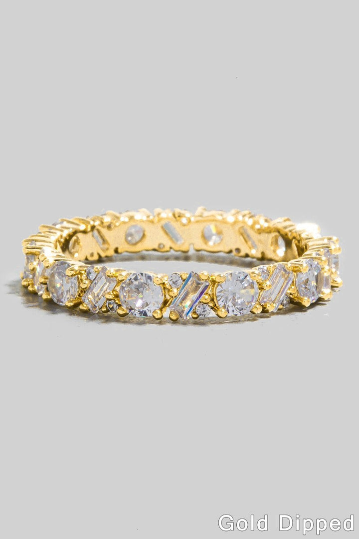 GOLD DIPPED BAGUETTE RING