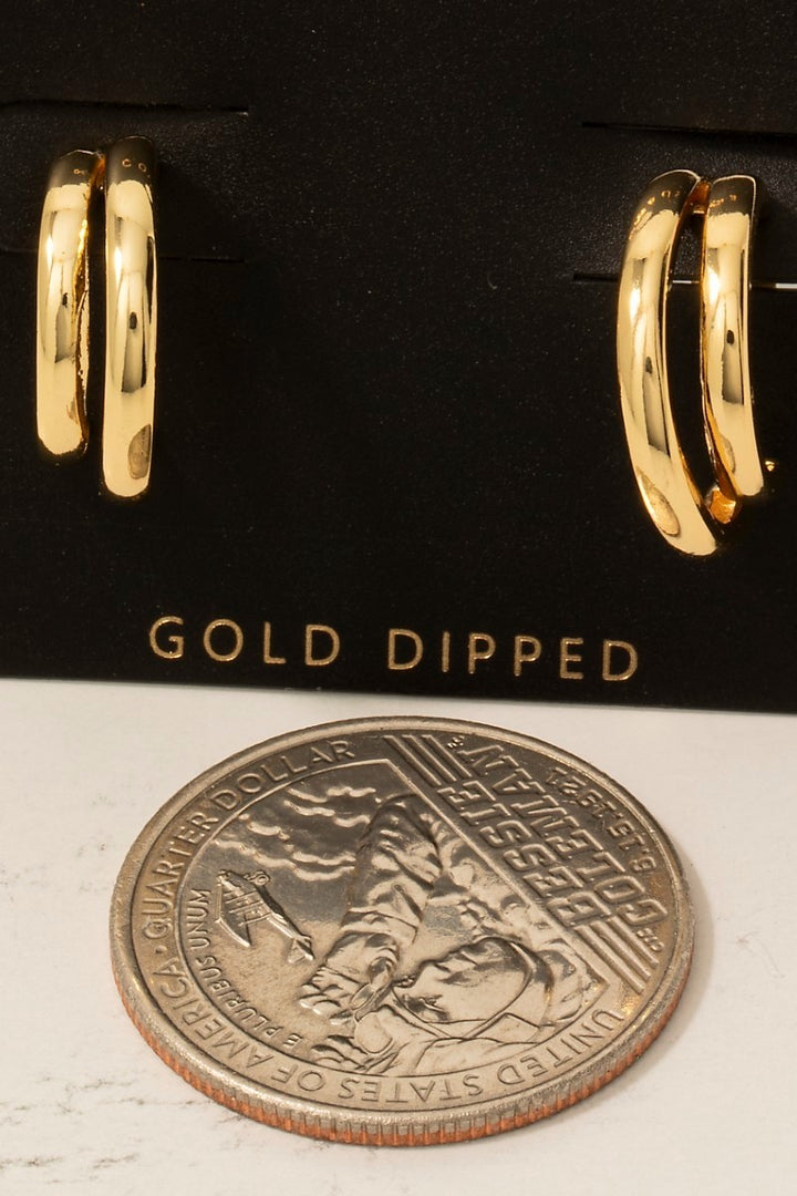 GOLD DIPPED LAYERED HUGGIES