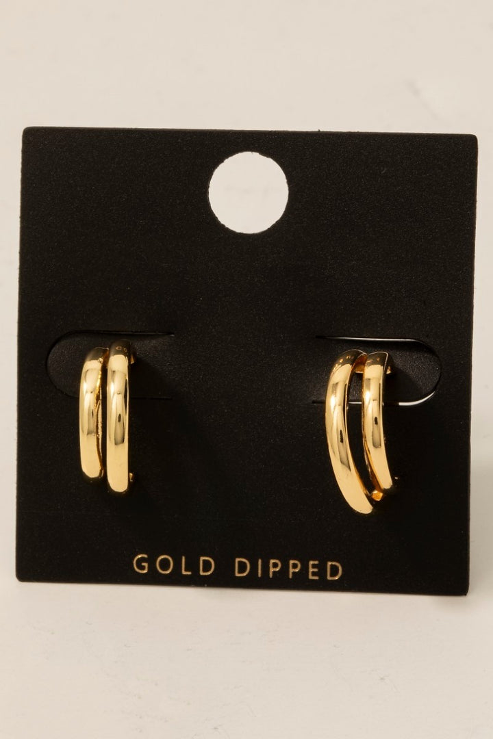 GOLD DIPPED LAYERED HUGGIES