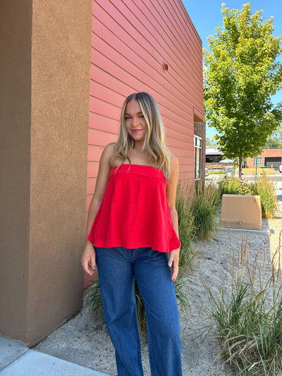 LIZETTE LINEN TOP