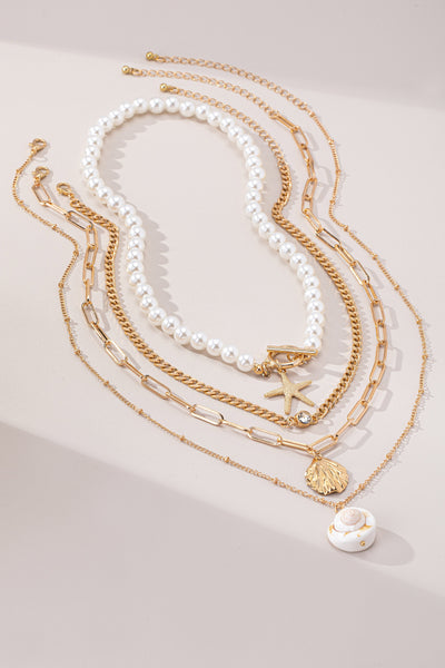 BEACH DAY NECKLACE SET