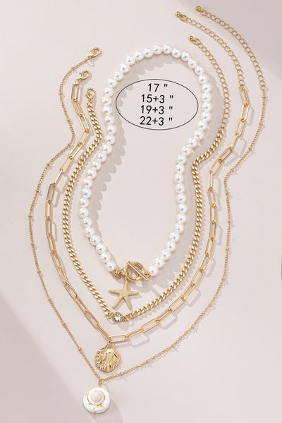 BEACH DAY NECKLACE SET