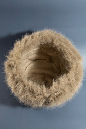 VINTAGE FAUX FUR WINTER HAT