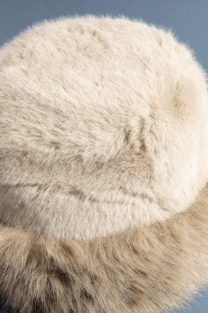 VINTAGE FAUX FUR WINTER HAT