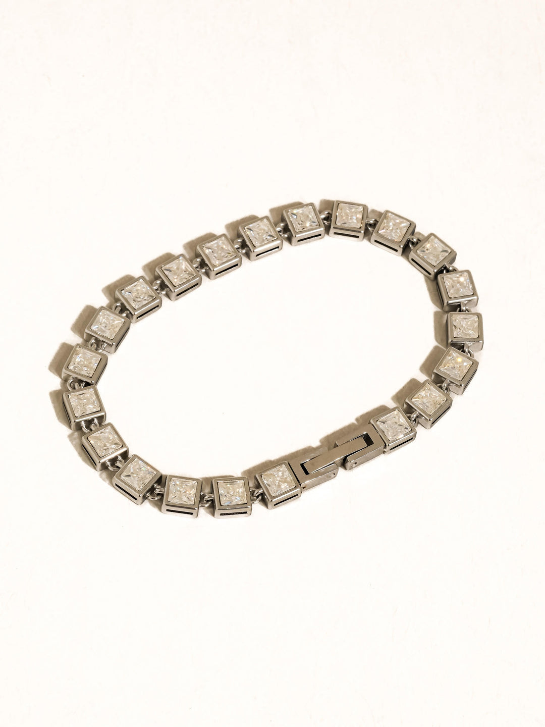 LUXE SQUARE CZ TENNIS BRACELET