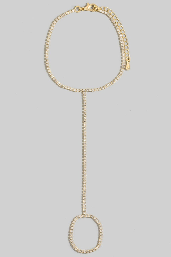 INTRICATE HAND TENNIS BRACELET