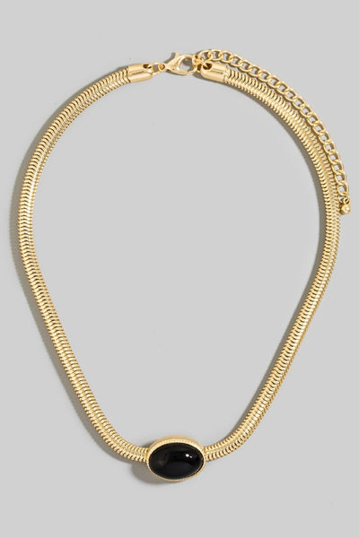 PENDANT SNAKE CHAIN NECKLACE
