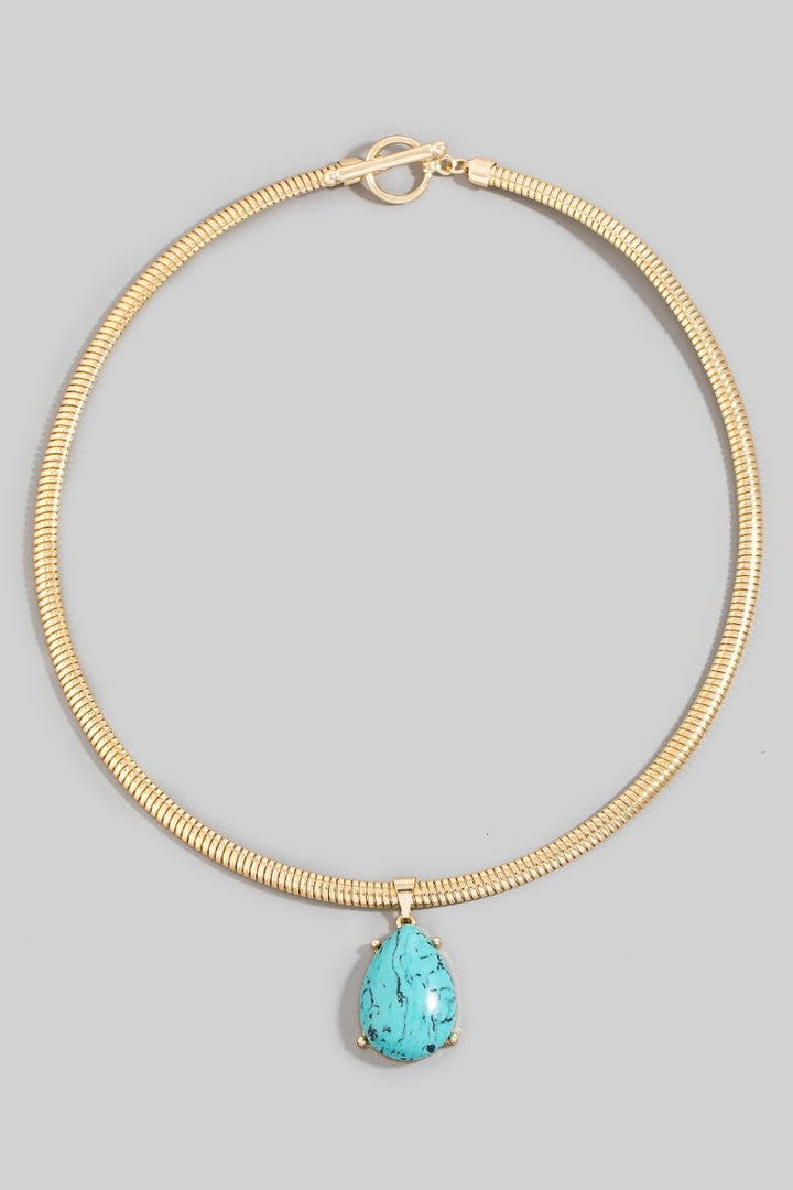SONORA TURQUOISE CHAIN NECKLACE