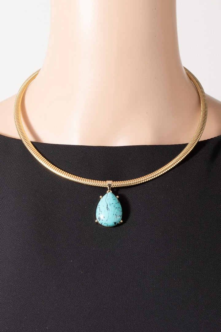 SONORA TURQUOISE CHAIN NECKLACE