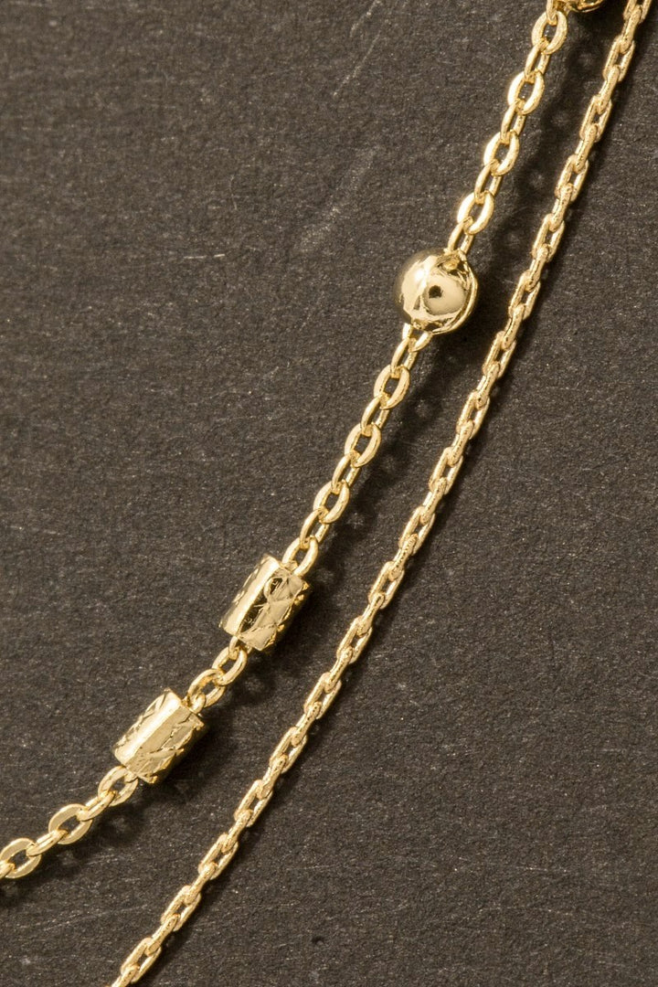 DAINTY LAYERED CHAIN NECKLACE