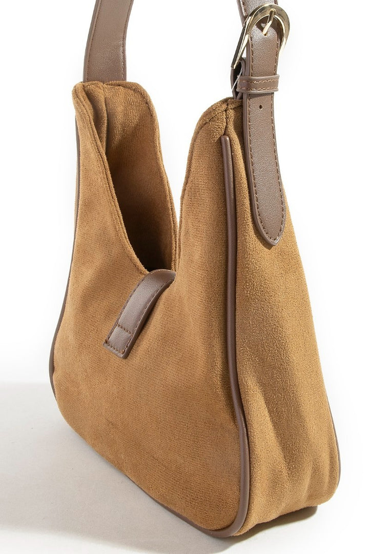 BUCKLE SUEDE PURSE