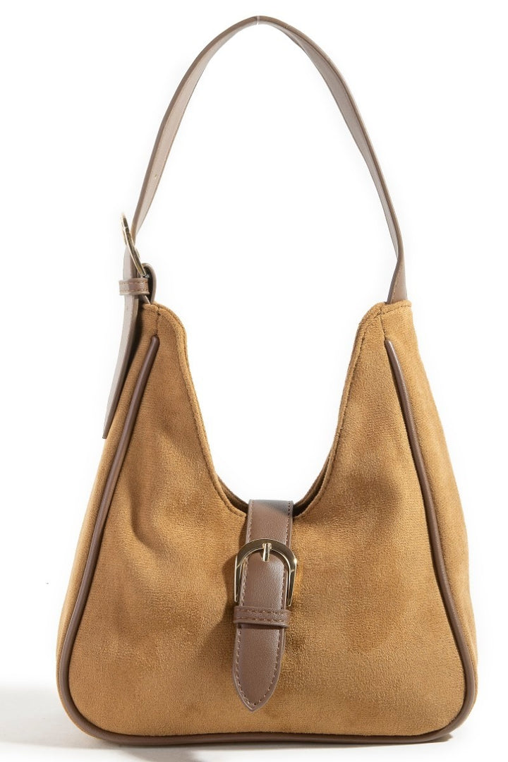 BUCKLE SUEDE PURSE