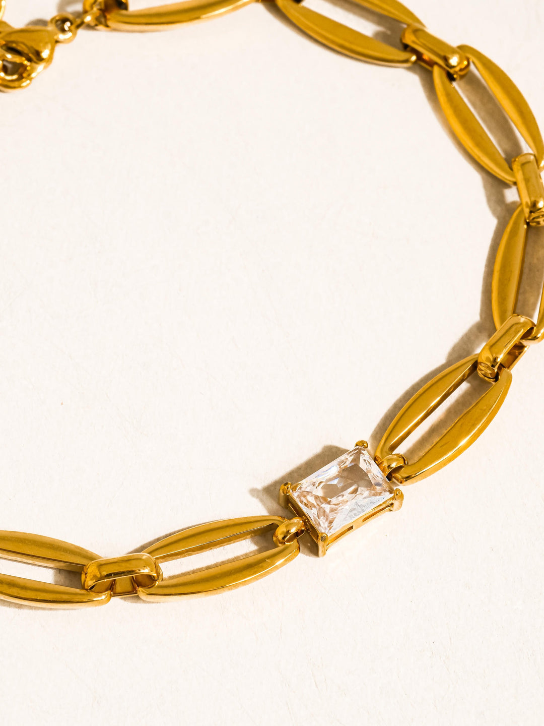 MADISON LINK CHAIN CZ BRACELET