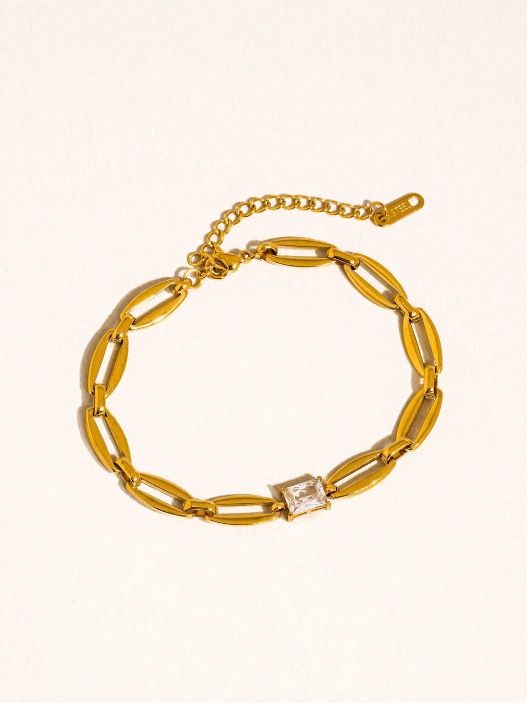 MADISON LINK CHAIN CZ BRACELET