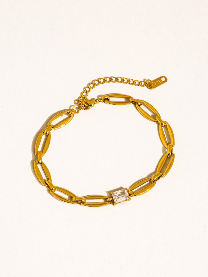 MADISON LINK CHAIN CZ BRACELET