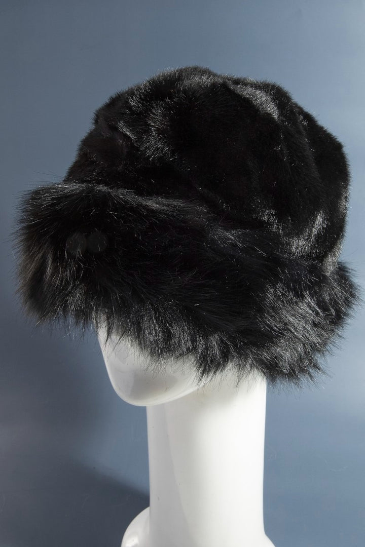 VINTAGE FAUX FUR WINTER HAT