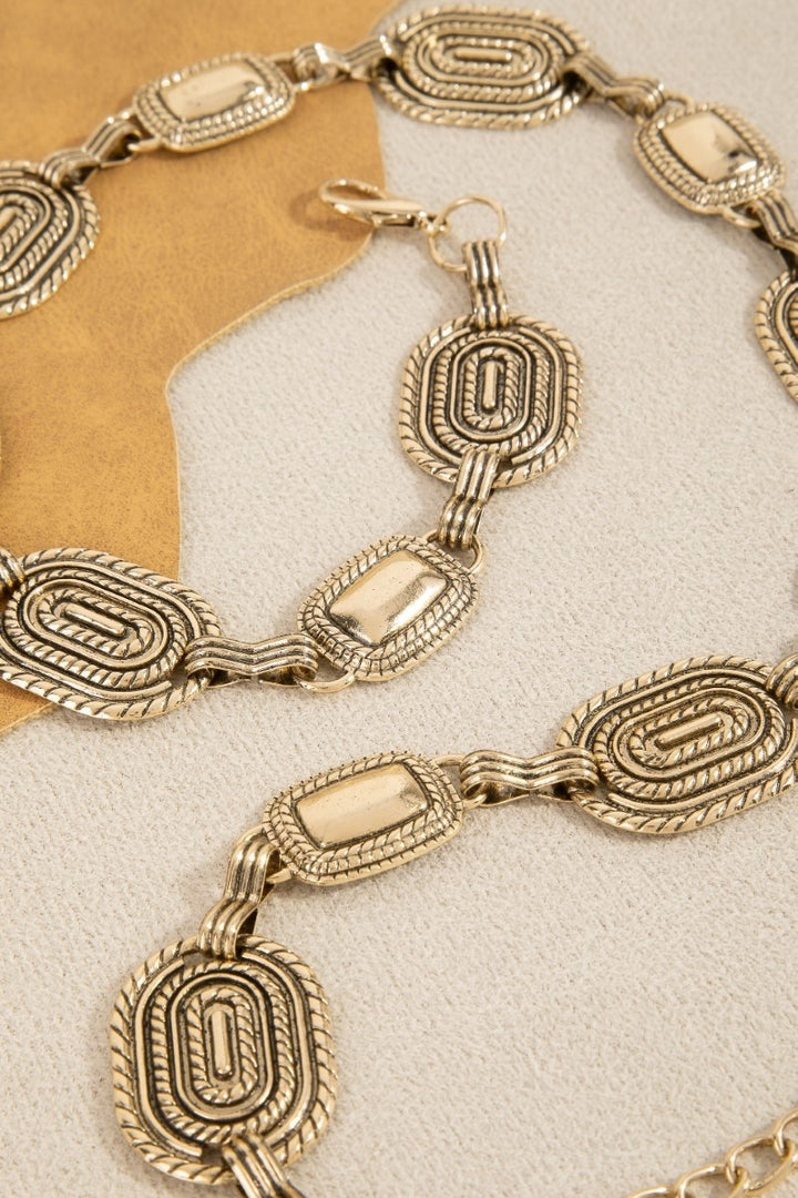 WESTERN OVAL CHAIN BELT