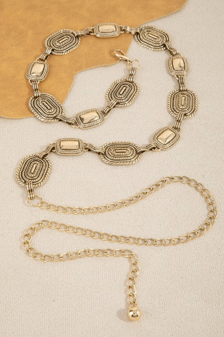 WESTERN OVAL CHAIN BELT