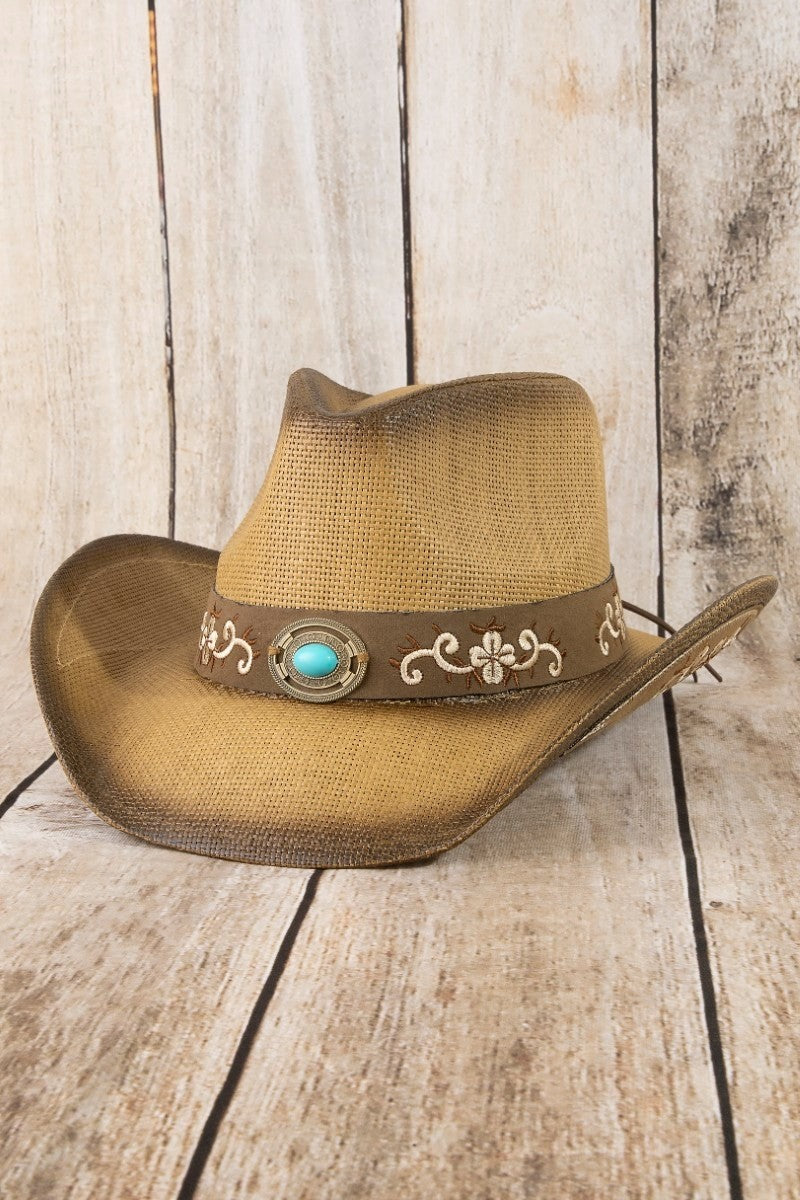 The Turquoise Concho Cowboy Hat