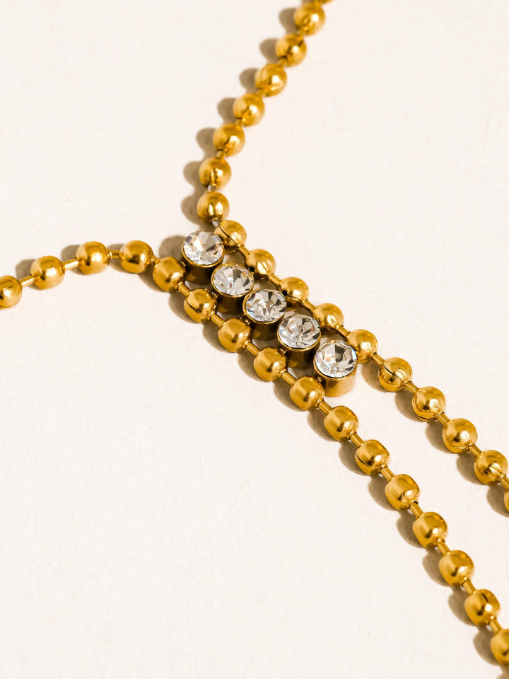 STARDALL CZ LARIAT NECKLACE