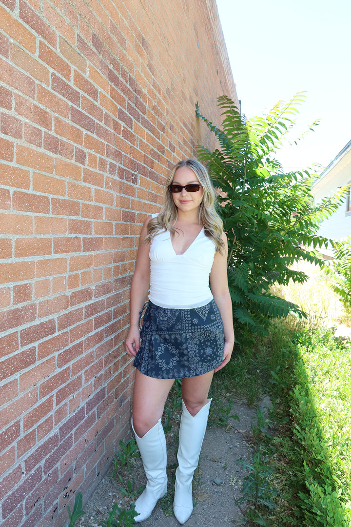 Deep Dive Top - White
