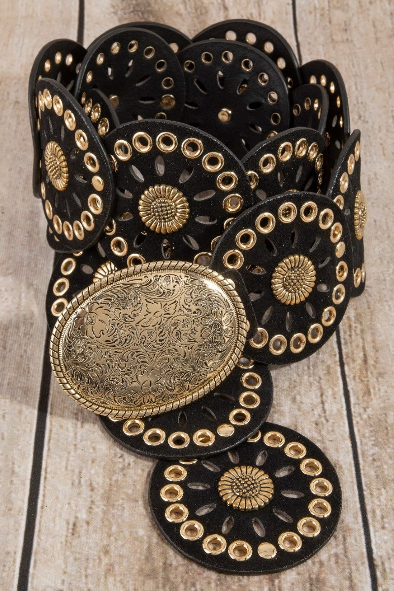 The Concho Disc Western Belt