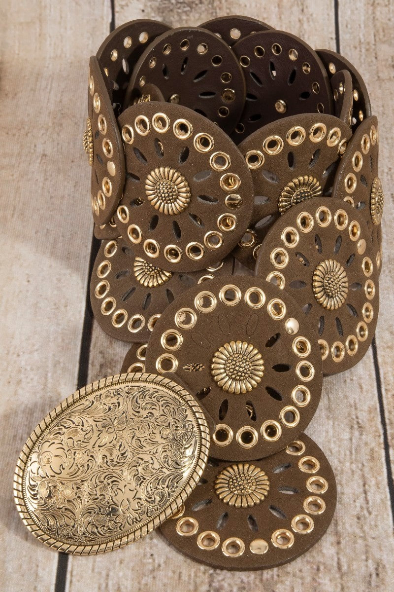The Concho Disc Western Belt