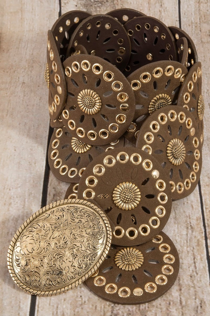 The Concho Disc Western Belt