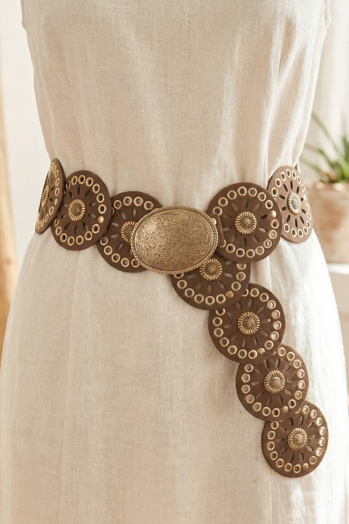 The Concho Disc Western Belt