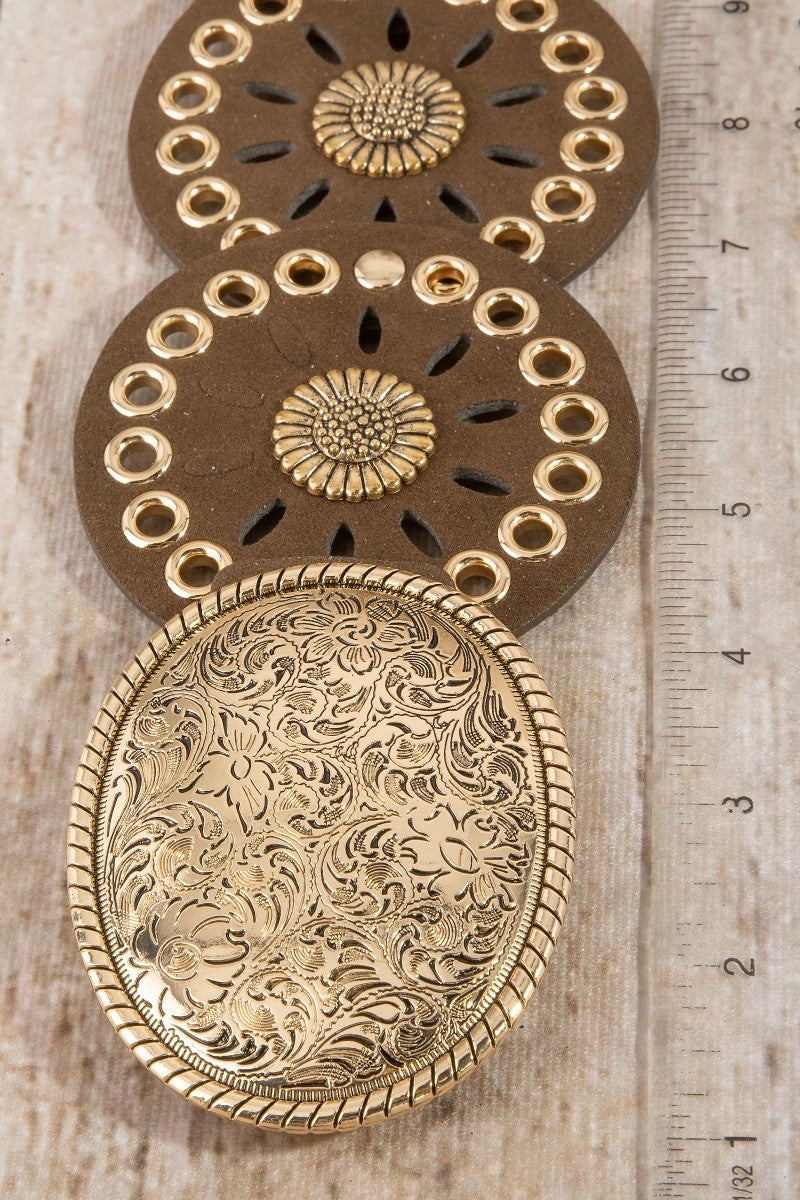 The Concho Disc Western Belt