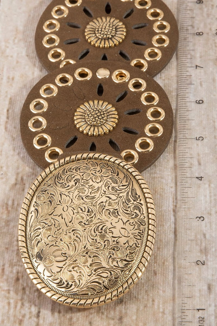 The Concho Disc Western Belt