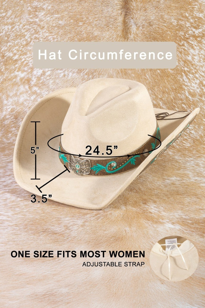 The Butterfly Concho Cowboy Hat