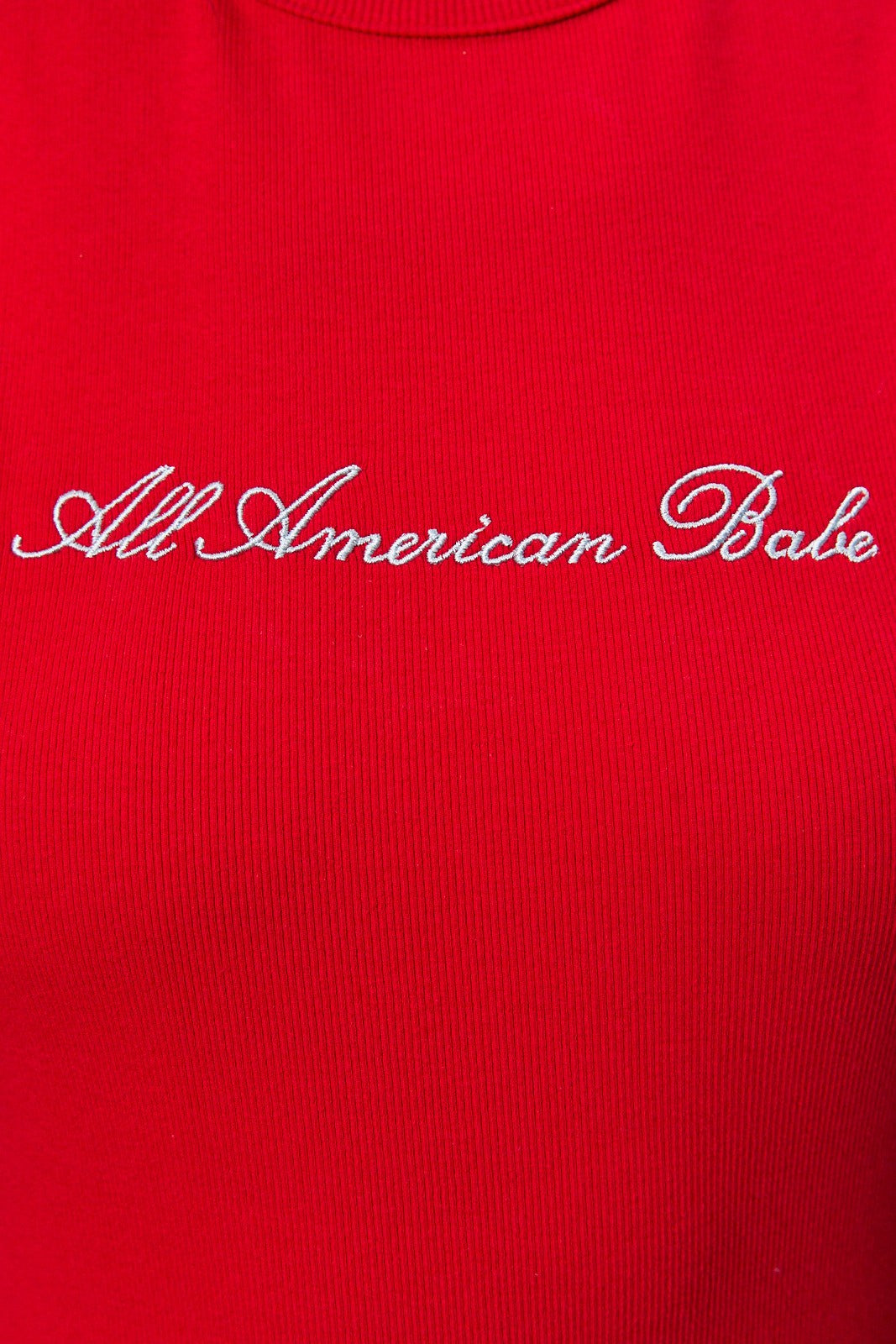 The All American Babe Embroidered Tank