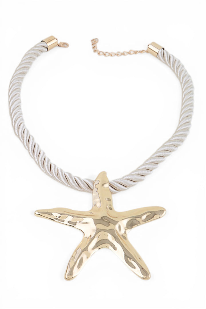 The Starfish Rope Cord Necklace
